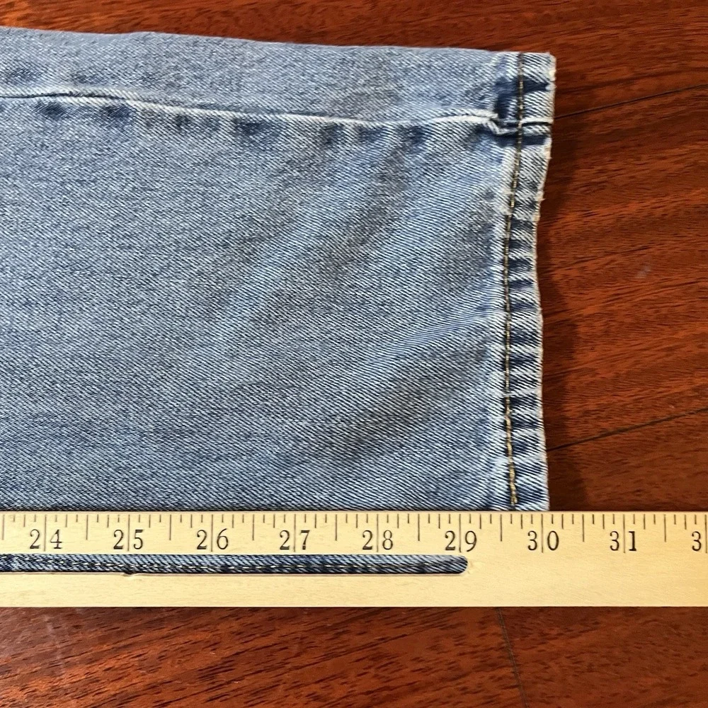 Levis Jeans Mens 32x30 True To Size Blue Light Wash Grunge Streetwear Original